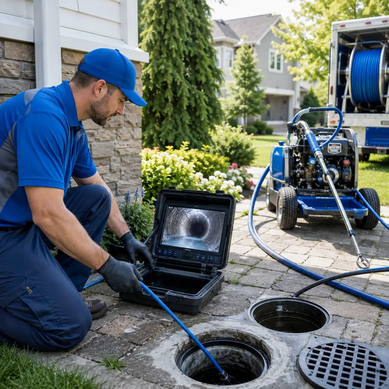 Outdoor drain cleaning professionals serving Bethlehem, IN